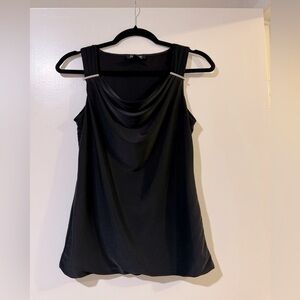 White House Black Market size xs cowl neck top black